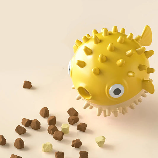 Puff 'n Snack Blowfish Dog Enrichment Toy