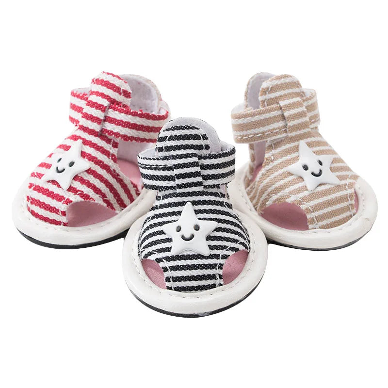 Star-Spangled Toesies – Patriotic Dog Shoes