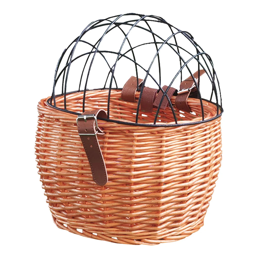PupCycle Wicker Bike Basket