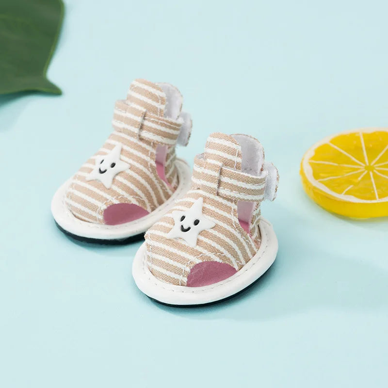 Star-Spangled Toesies – Patriotic Dog Shoes