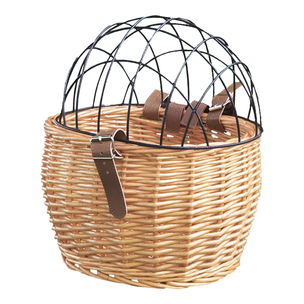 PupCycle Wicker Bike Basket