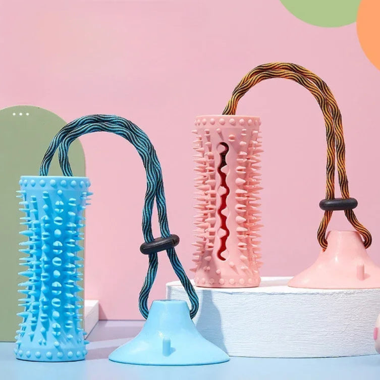 Tug 'n' Stick Toy -  Interactive Toy for Solo Play & Dental Health