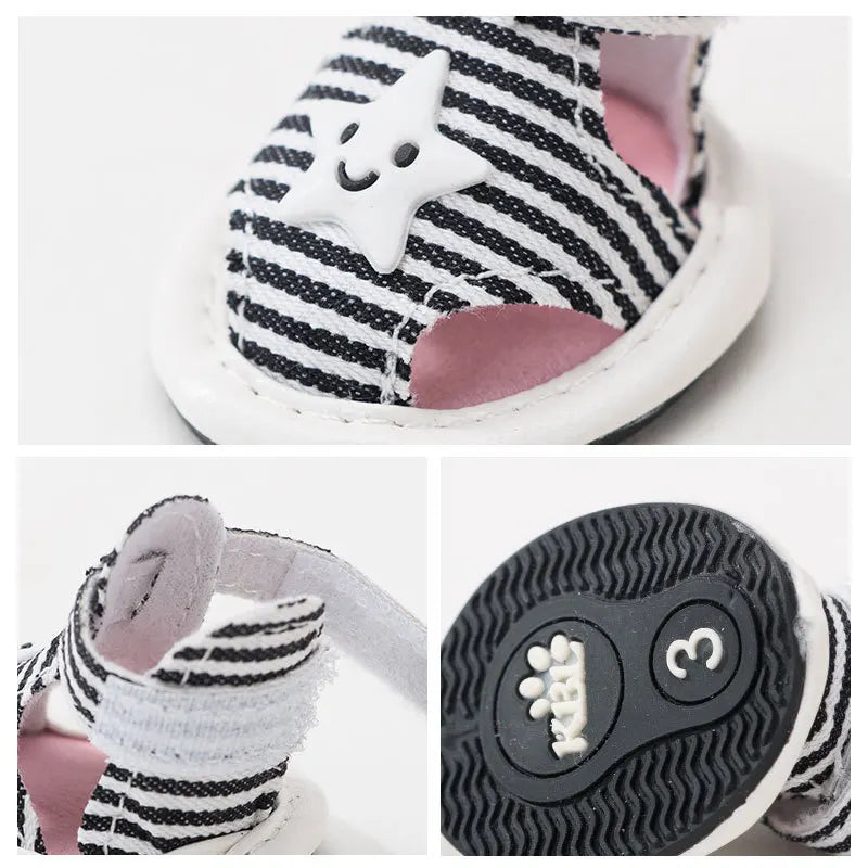 Star-Spangled Toesies – Patriotic Dog Shoes