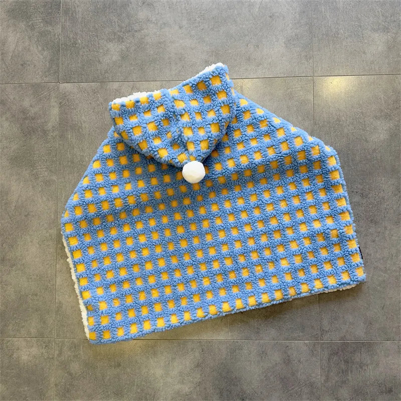 Picnic Paws Dog Cloak – Hooded Plaid Cape