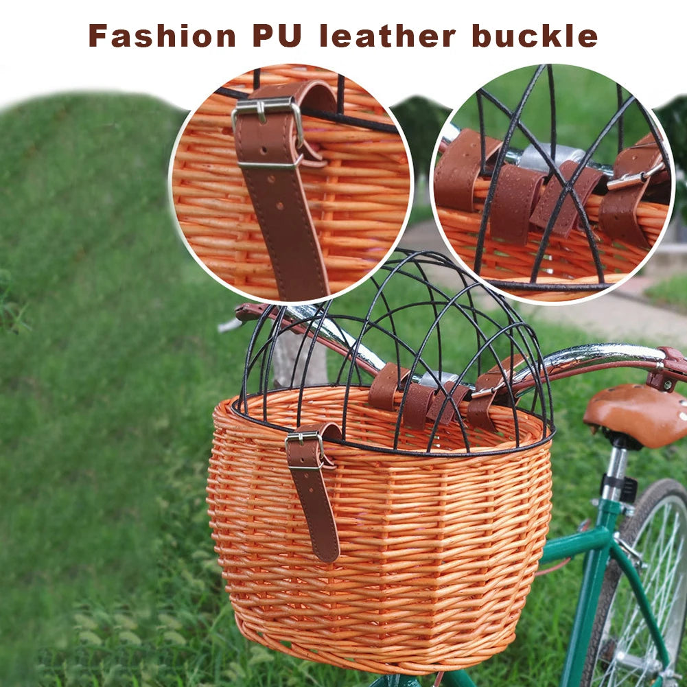 PupCycle Wicker Bike Basket