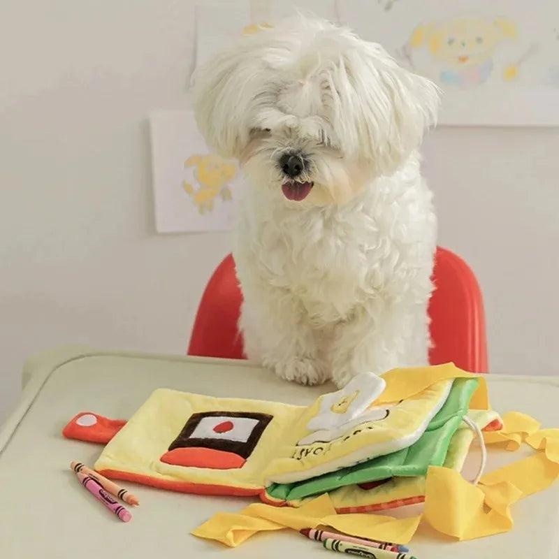 Snuffle Storytime Enrichment Mat – Book-Themed Snuffle Toy