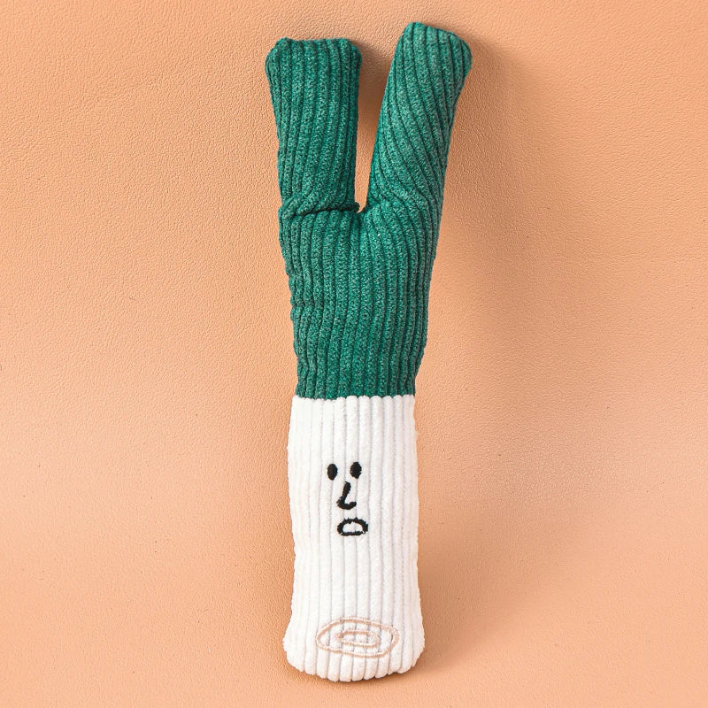 Sniff & Sprout – Scallion, Mushroom & Garlic Squeaky Toys
