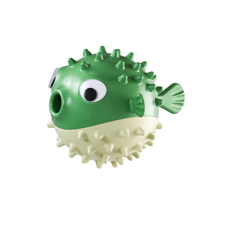 Puff 'n Snack Blowfish Dog Enrichment Toy