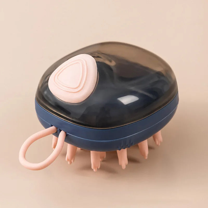 "Scrub-a-Pup" Dog Grooming Brush with Soap Dispenser