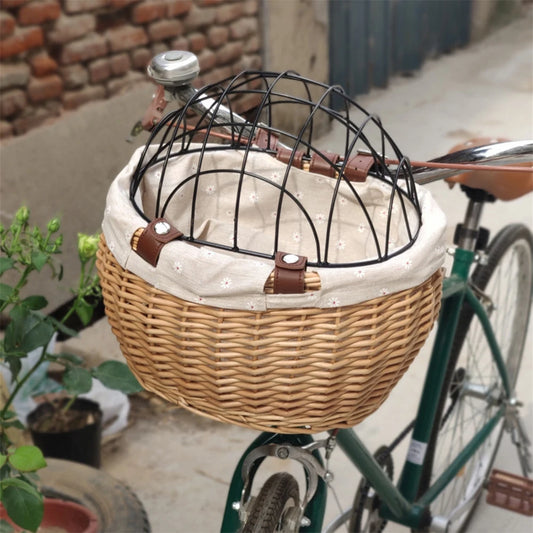 PupCycle Wicker Bike Basket