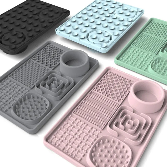 Lickety Maze Mat – Enrichment Mat for Anxiety Relief & Slow Feeding