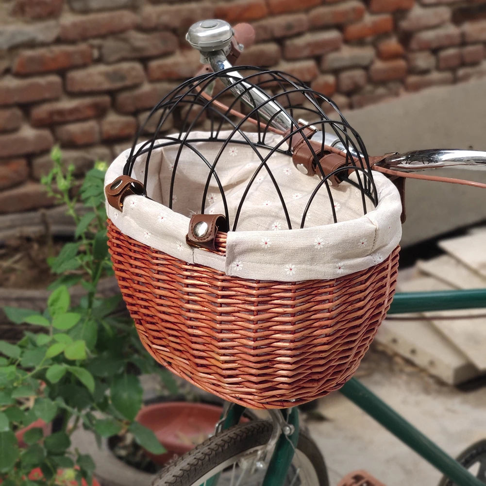 PupCycle Wicker Bike Basket