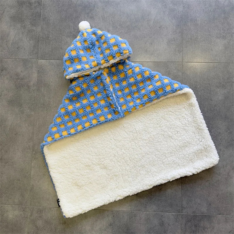 Picnic Paws Dog Cloak – Hooded Plaid Cape