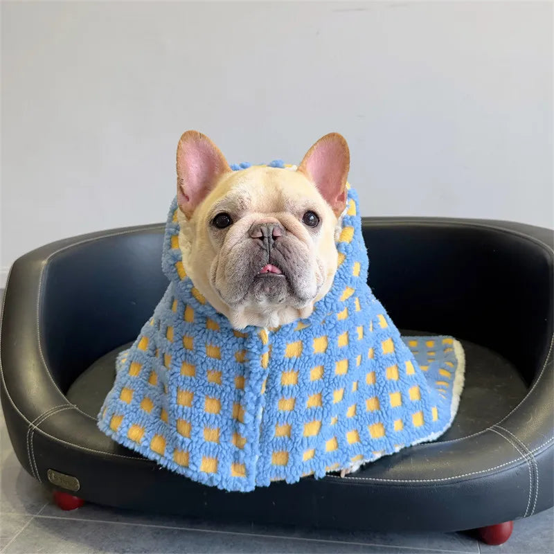 Picnic Paws Dog Cloak – Hooded Plaid Cape