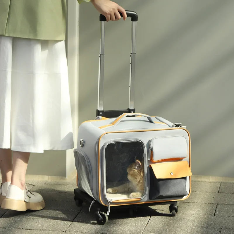 Pets Go Out Rolling Travel Carrier