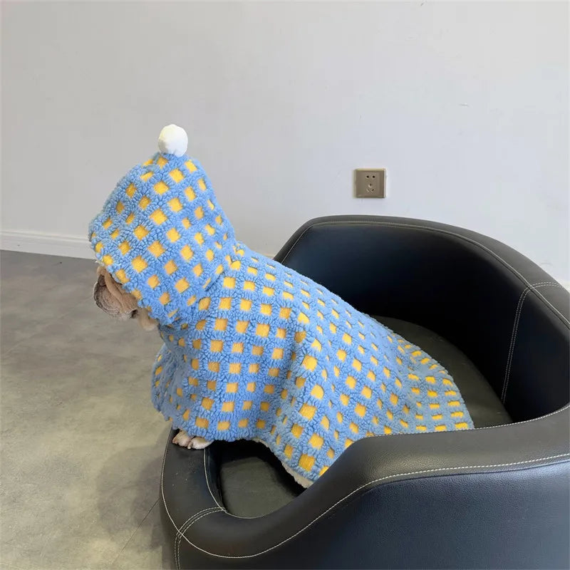 Picnic Paws Dog Cloak – Hooded Plaid Cape